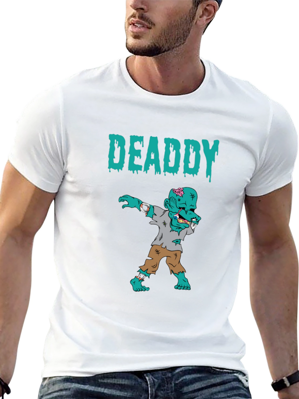 Deaddy Zombie Dab T-Shirt - Halloween Tee