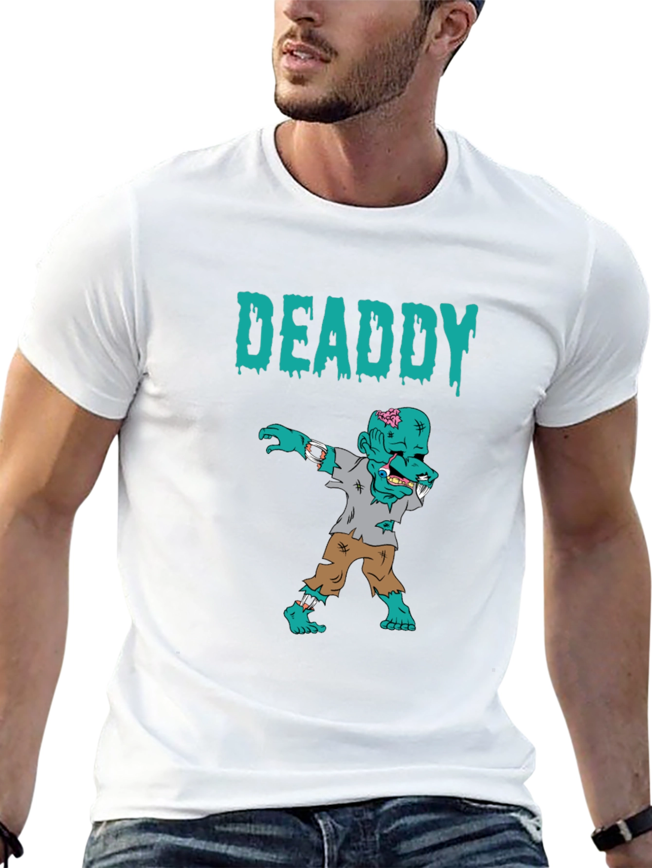 Deaddy Zombie Dab T-Shirt - Halloween Tee