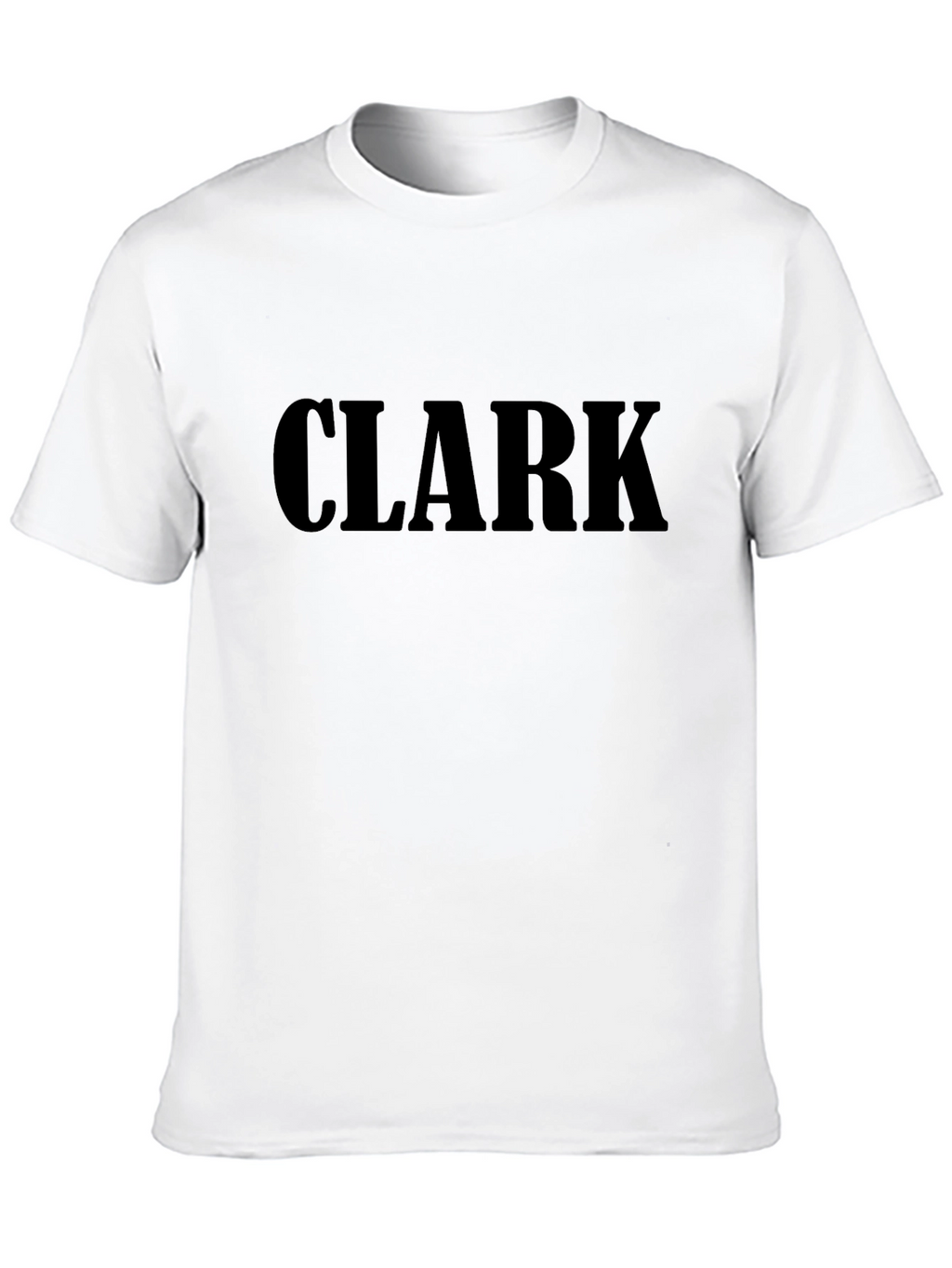 Mens Black T-Shirt with CLARK Text