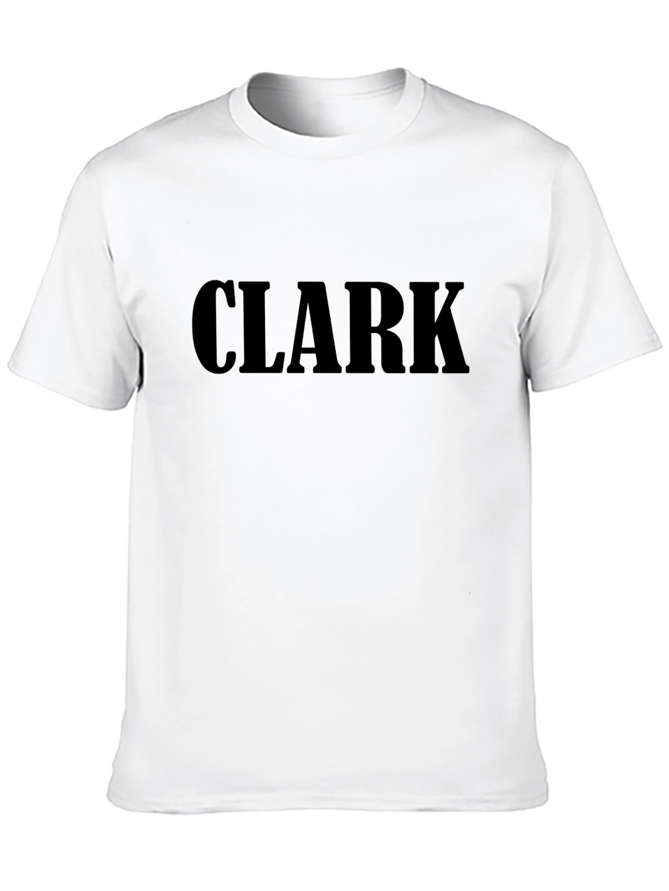 Mens Black T-Shirt with CLARK Text
