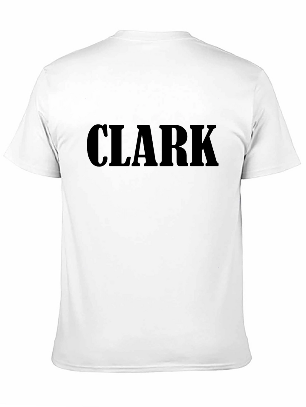 Mens Black T-Shirt with CLARK Text