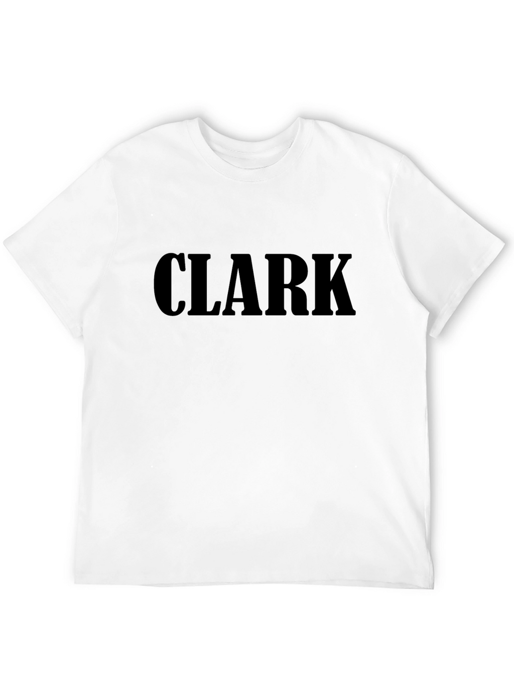 Mens Black T-Shirt with CLARK Text