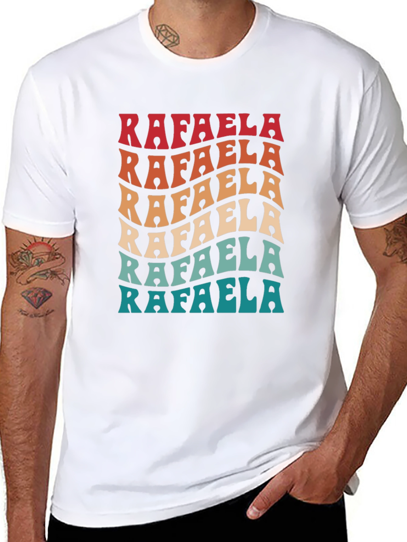 Retro RAFAELA Graphic Tee - Soft & Stylish