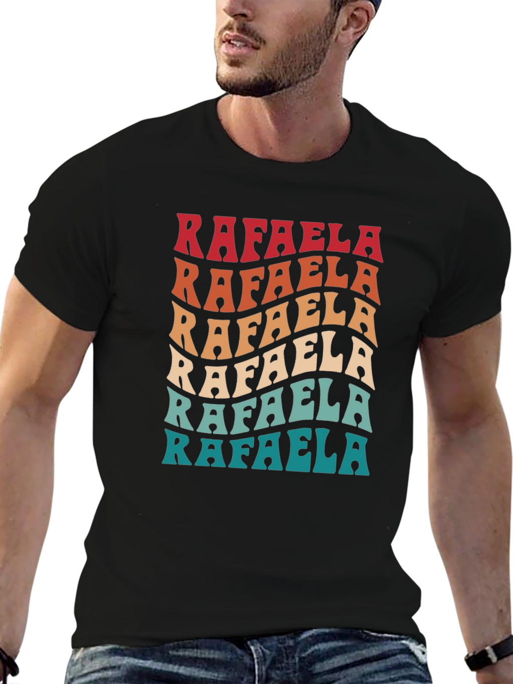 Retro RAFAELA Graphic Tee - Soft & Stylish