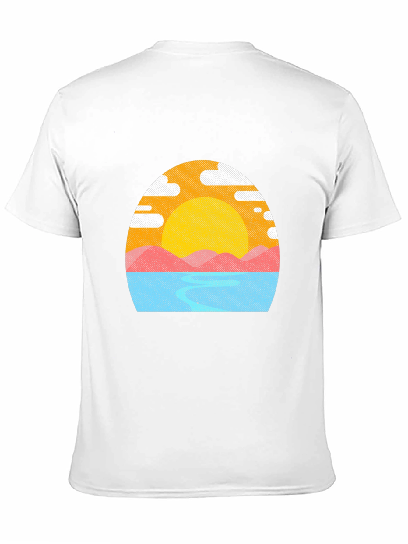 Sunset Graphic Tee - Mens Black T-Shirt
