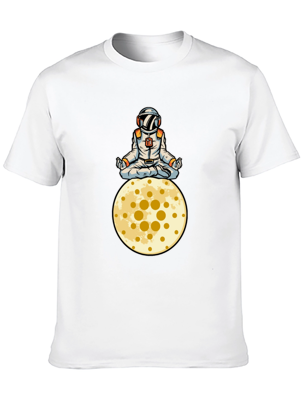 Astronaut Moon Meditation Graphic Tee