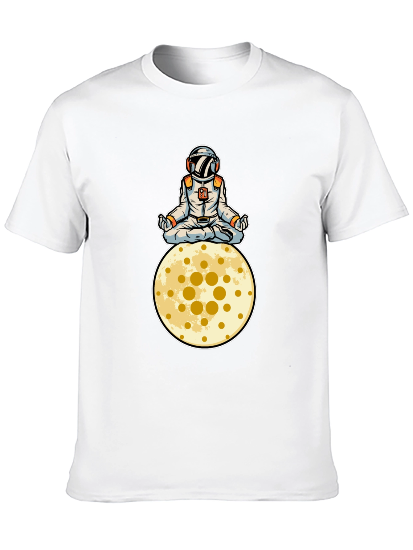 Astronaut Moon Meditation Graphic Tee