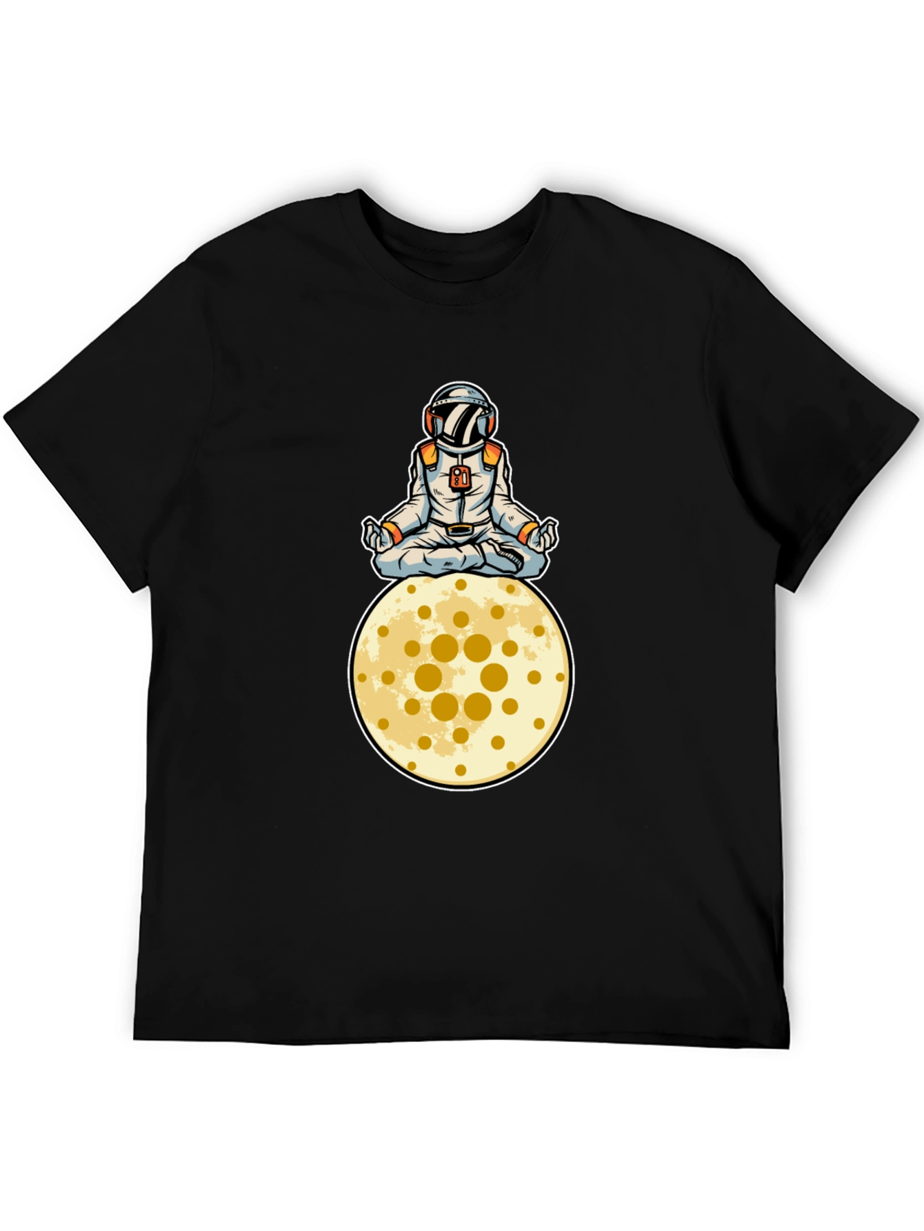 Astronaut Moon Meditation Graphic Tee