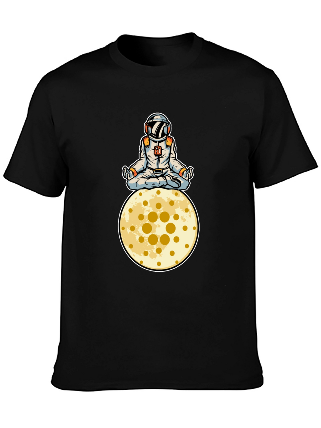 Astronaut Moon Meditation Graphic Tee
