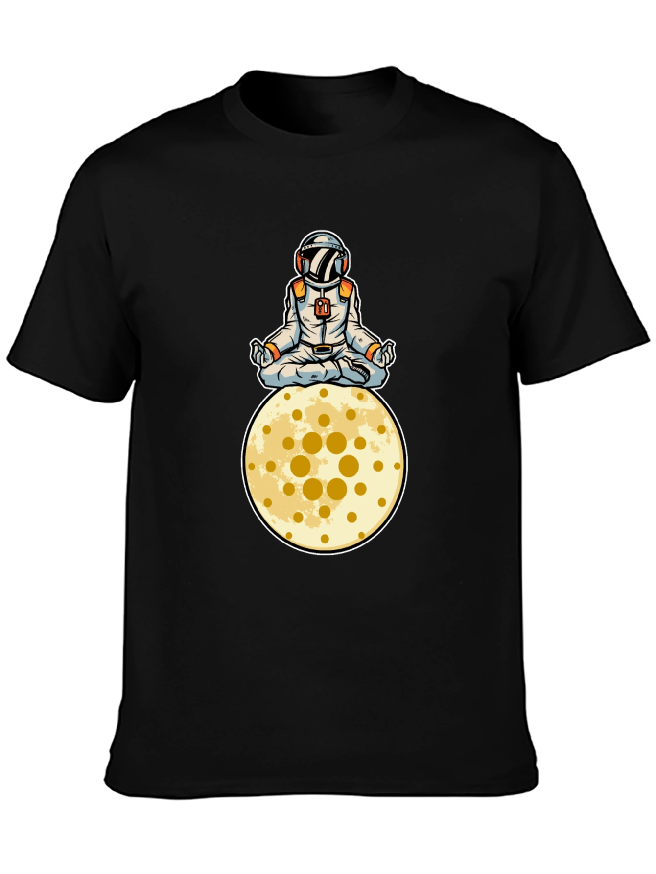 Astronaut Moon Meditation Graphic Tee