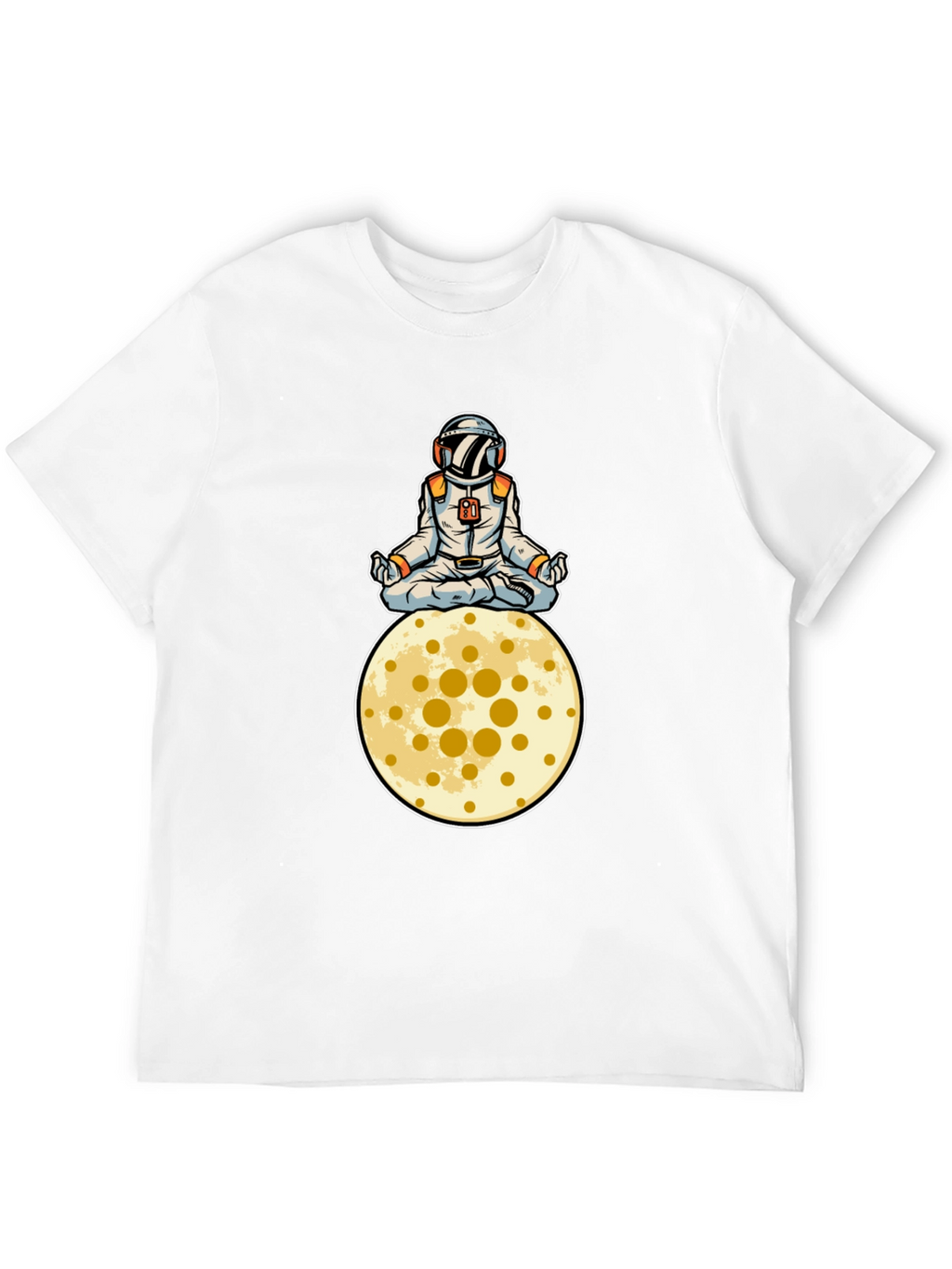 Astronaut Moon Meditation Graphic Tee
