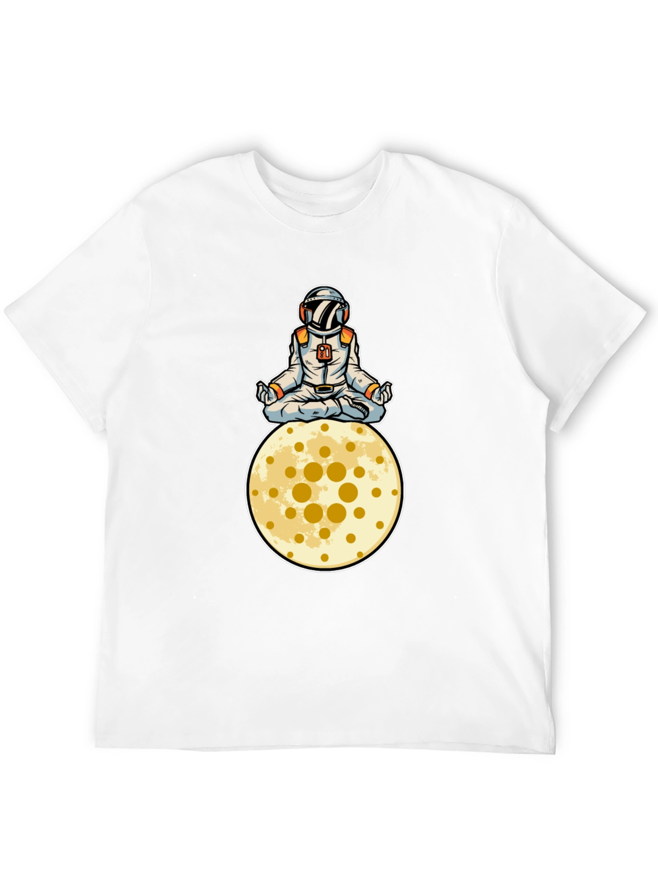 Astronaut Moon Meditation Graphic Tee
