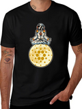Astronaut Moon Meditation Graphic Tee