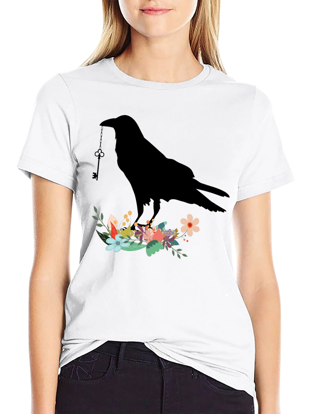 Raven & Key Floral T-Shirt