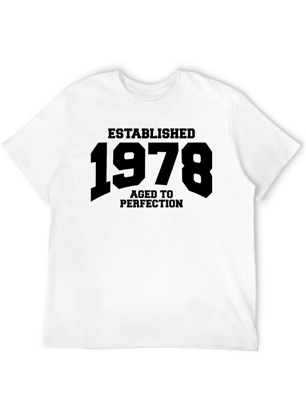 Established 1978 Aged to Perfection Black T-Shirt