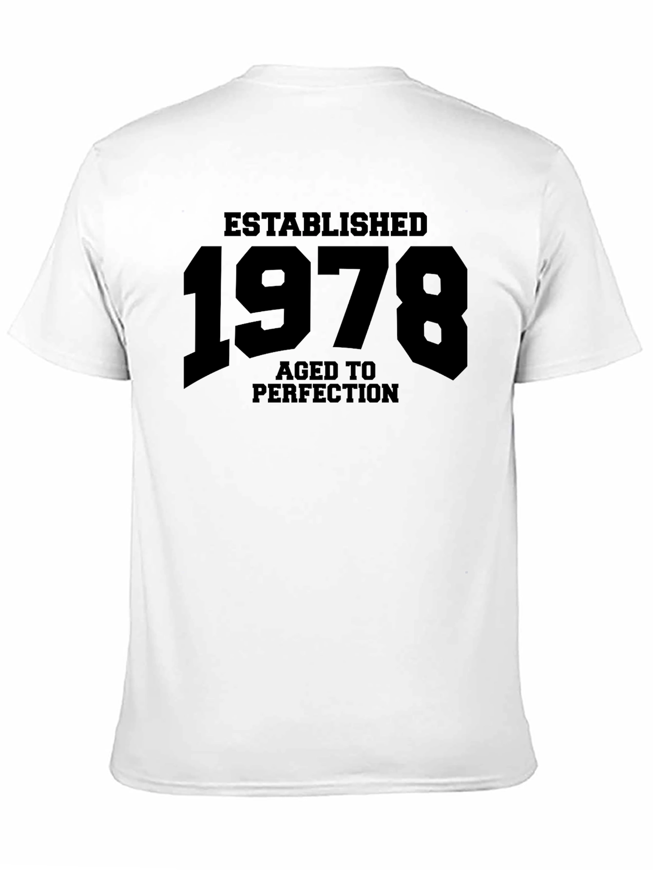 Established 1978 Aged to Perfection Black T-Shirt