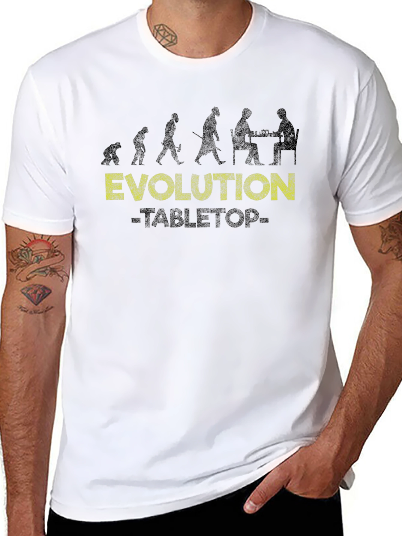 Evolution Tabletop Gaming Black T-Shirt