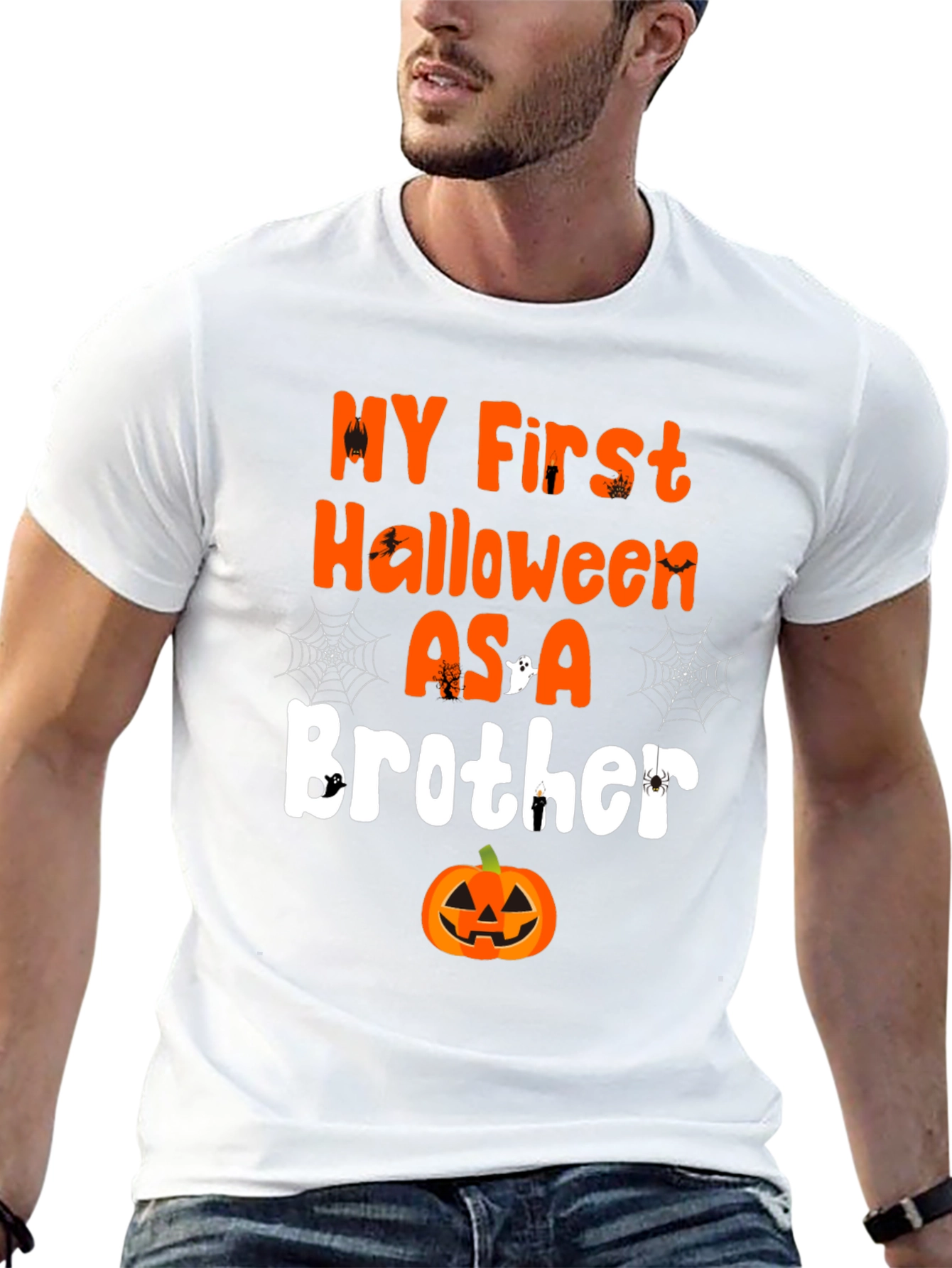 My First Halloween As A Brother T-Shirt