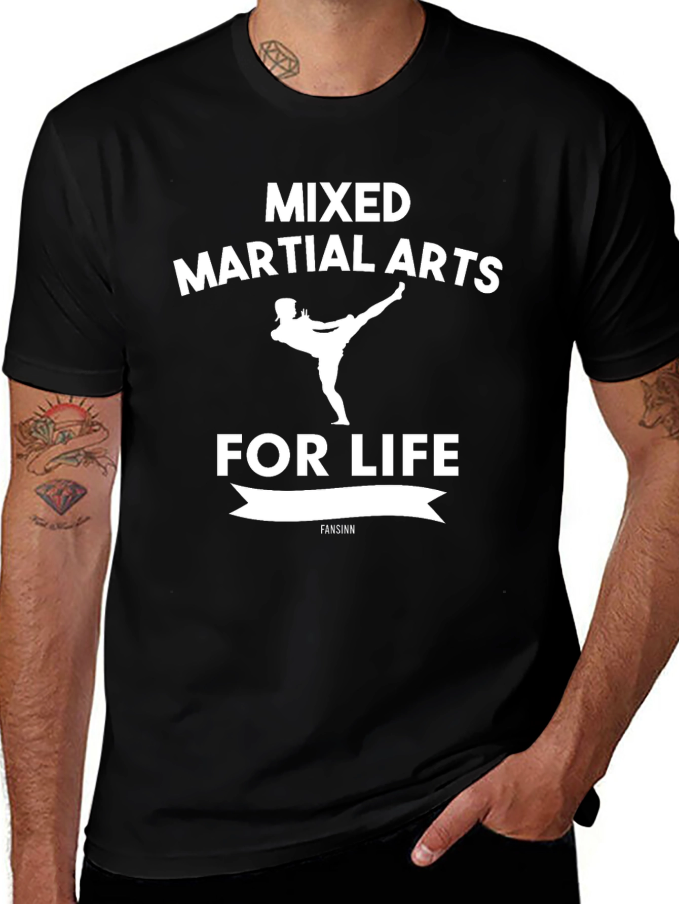Mixed Martial Arts T-Shirt - MMA For Life Graphic Tee