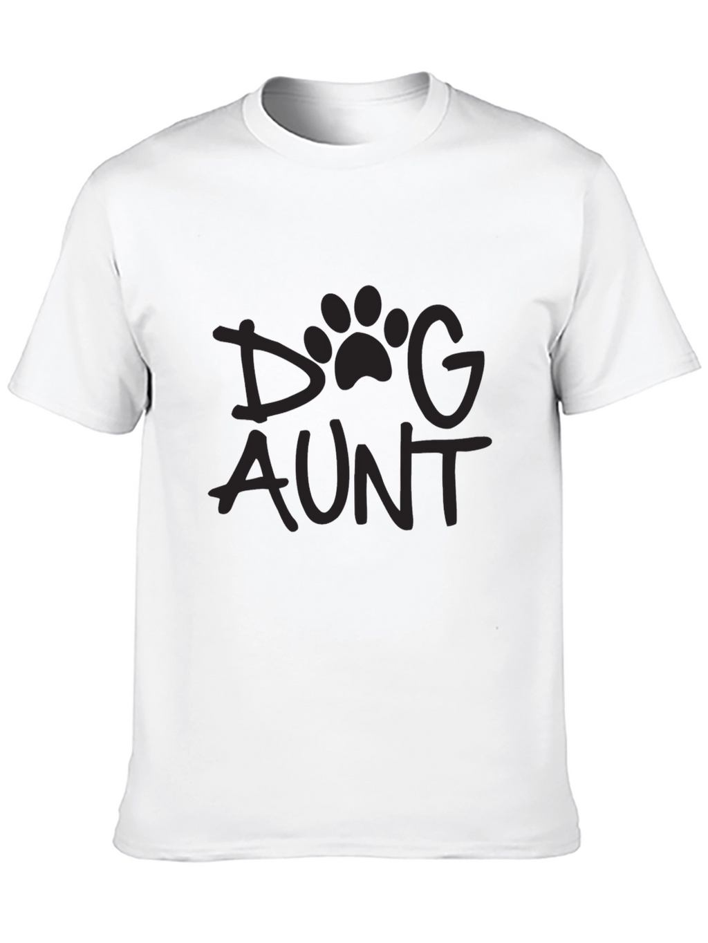 Dog Aunt T-Shirt - Paw Print