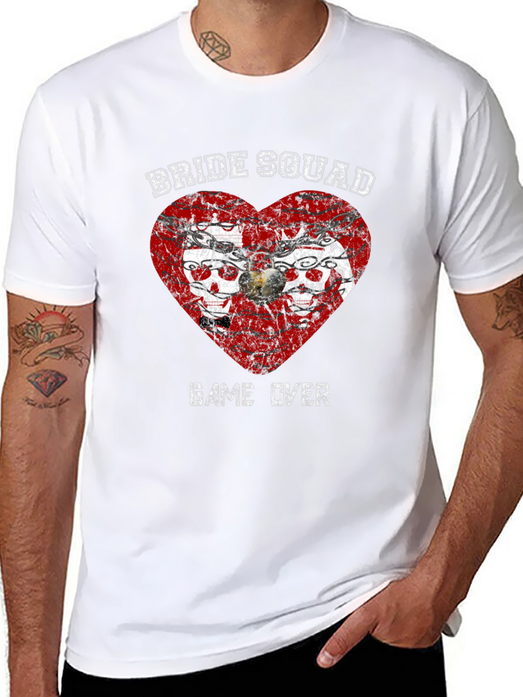 Bride Squad Game Over Graphic Tee