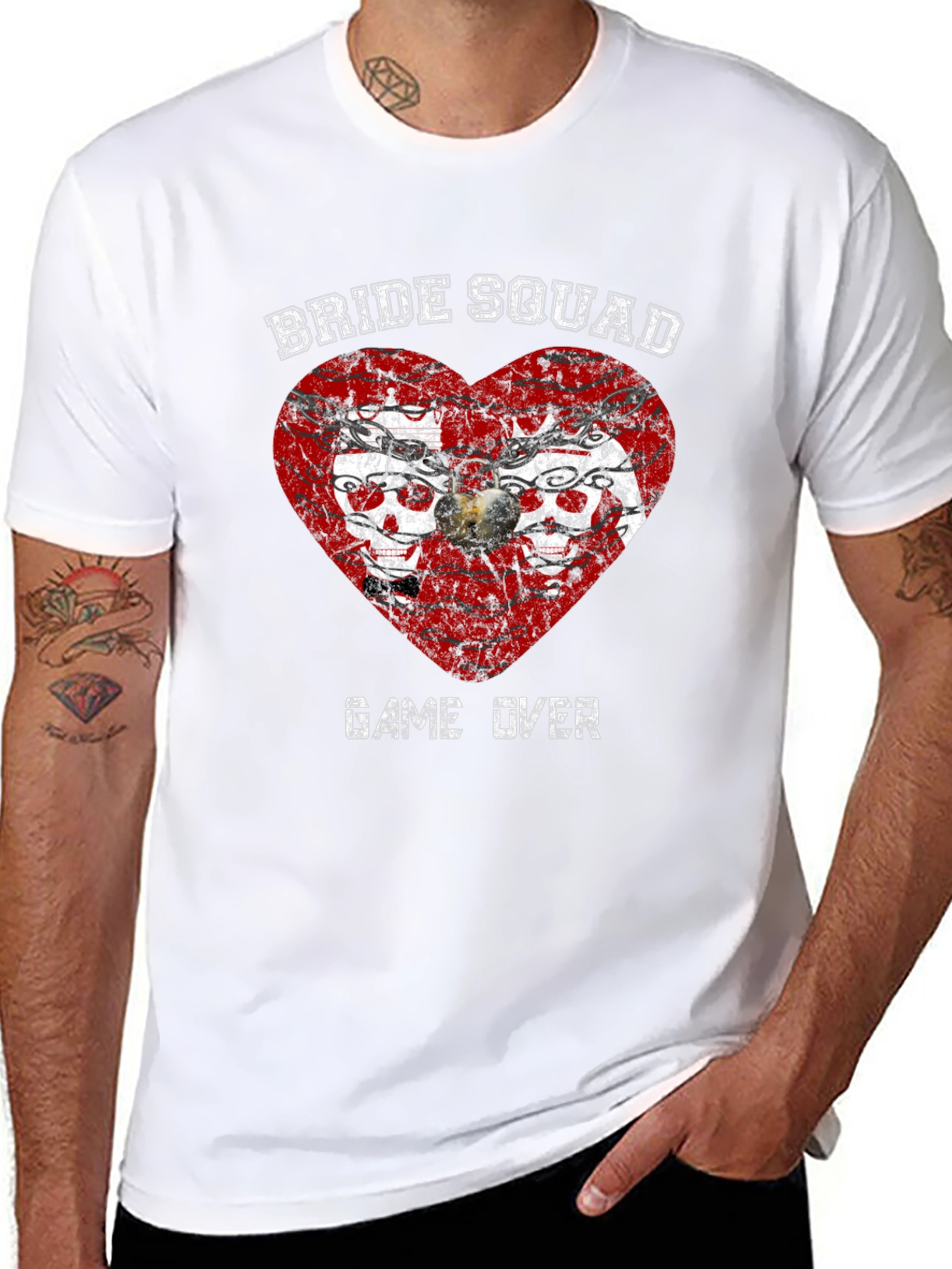 Bride Squad Game Over Graphic Tee
