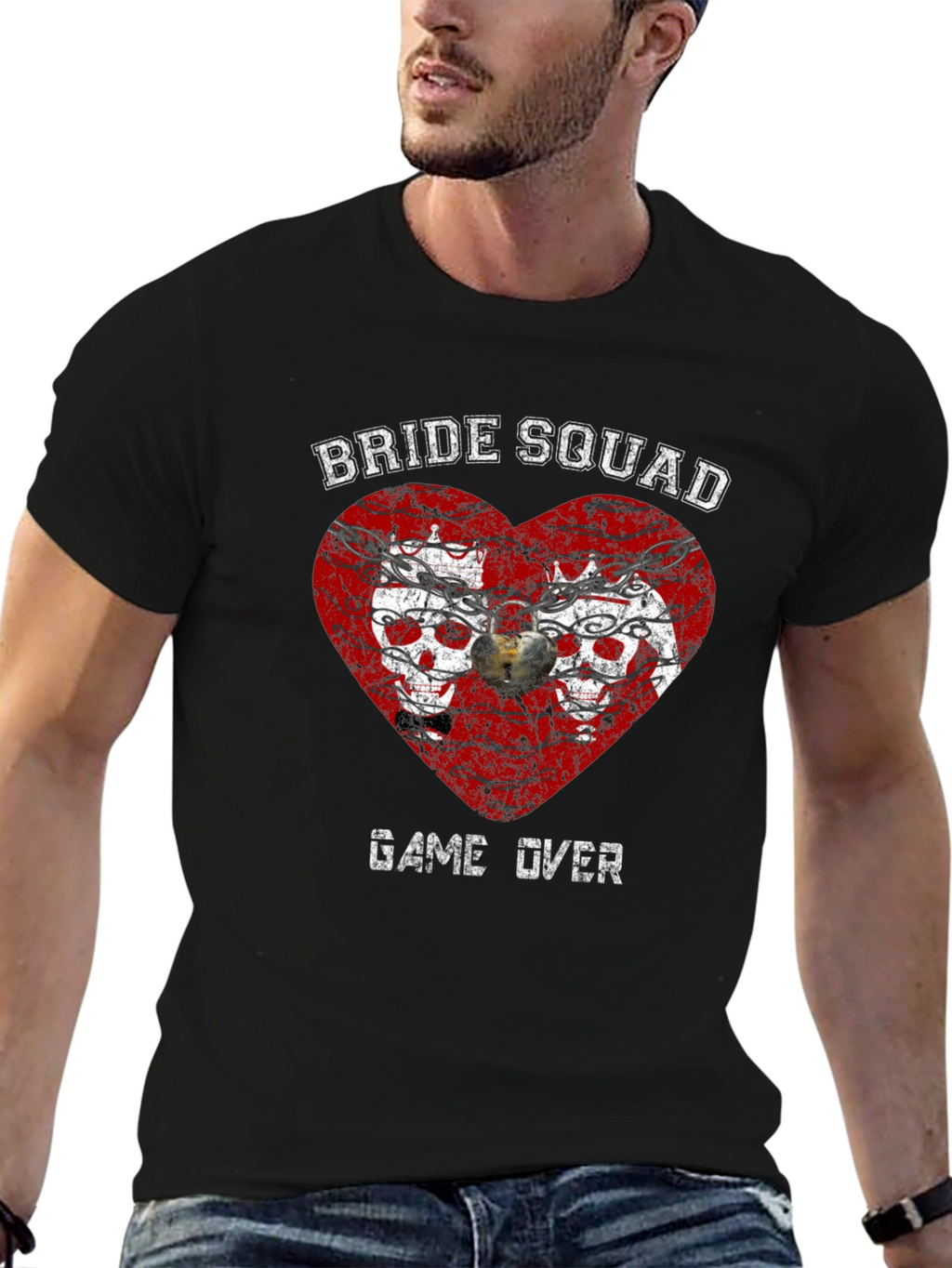 Bride Squad Game Over Graphic Tee