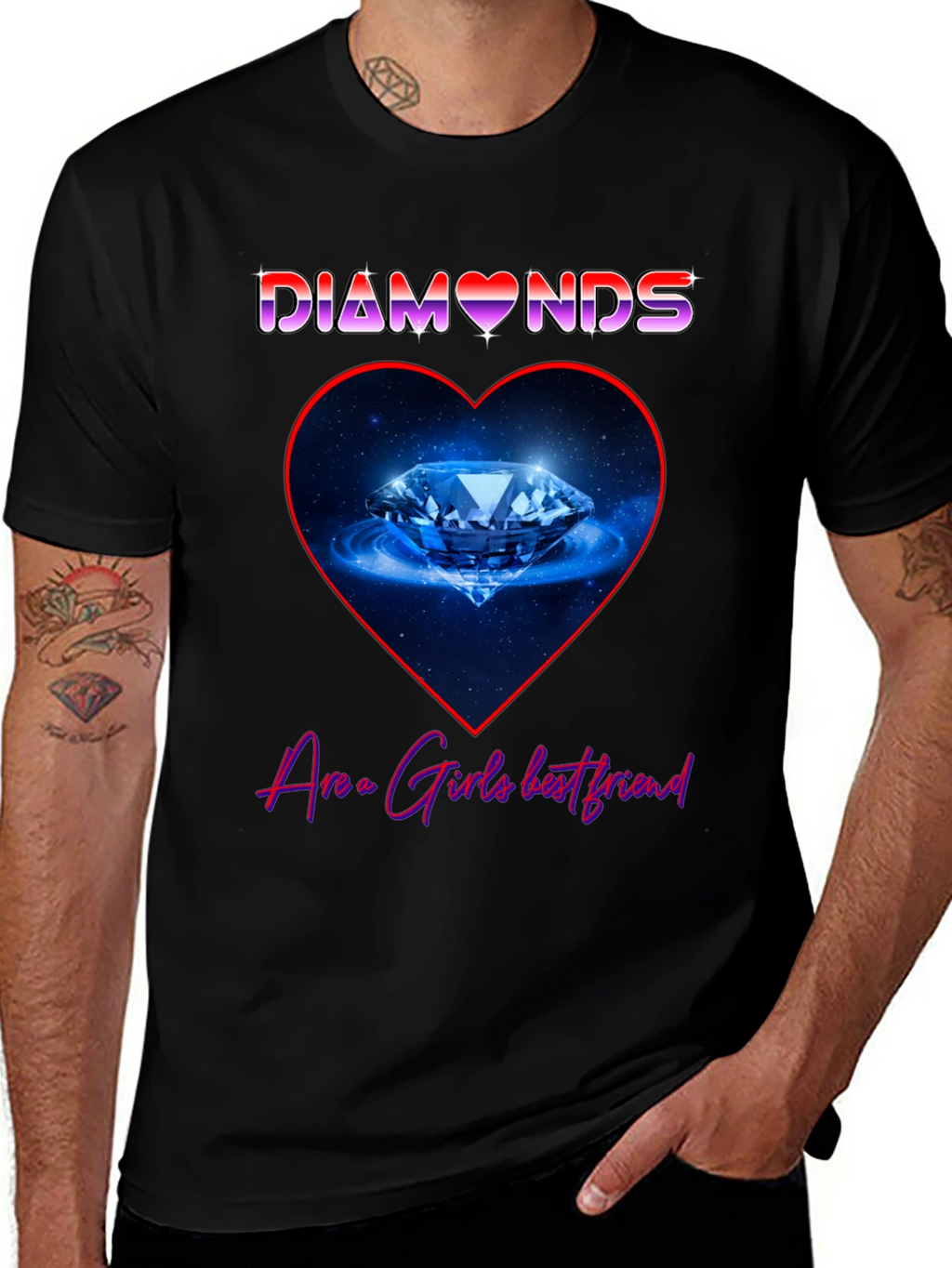 Diamonds Are a Girls Best Friend Graphic Tee