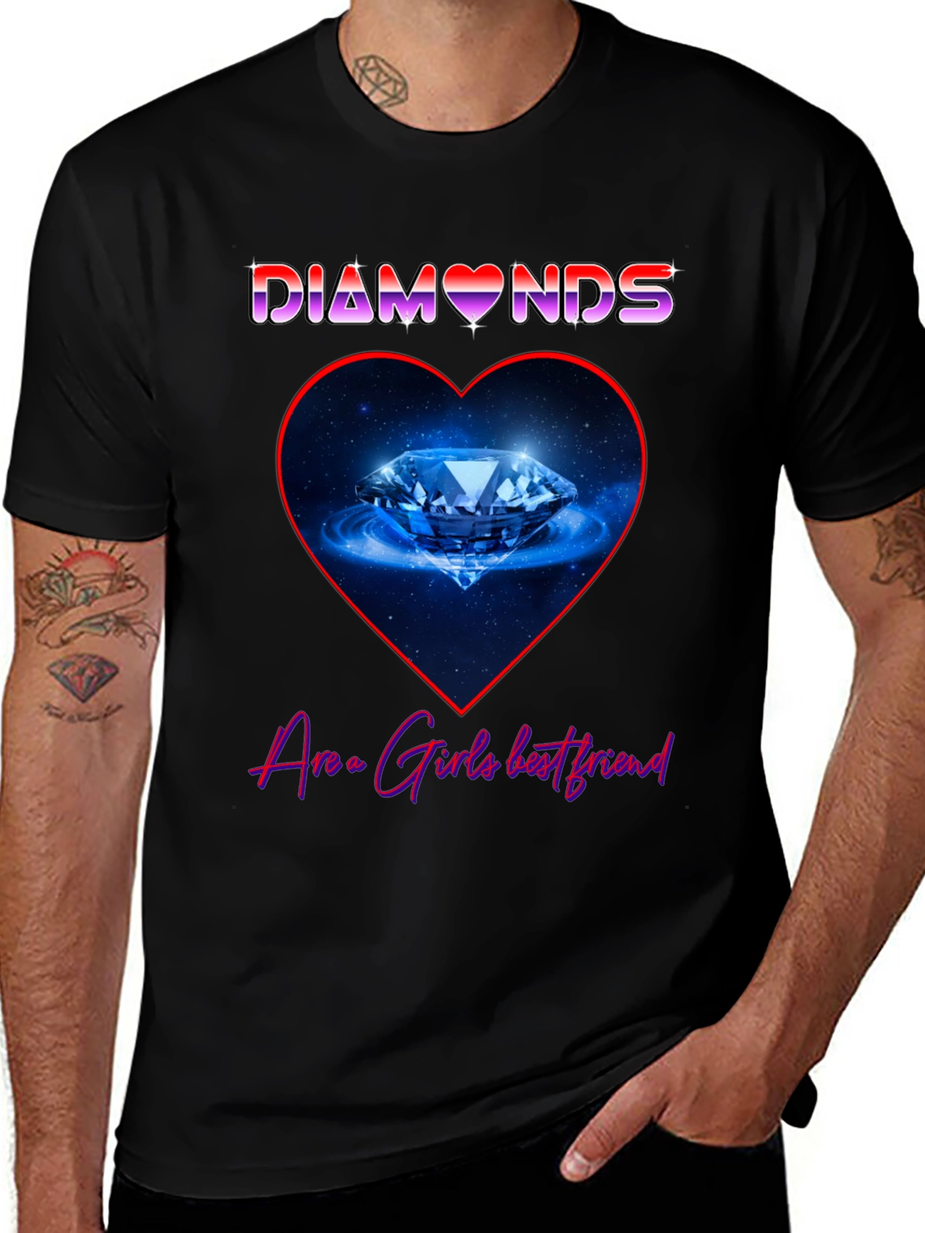 Diamonds Are a Girls Best Friend Graphic Tee