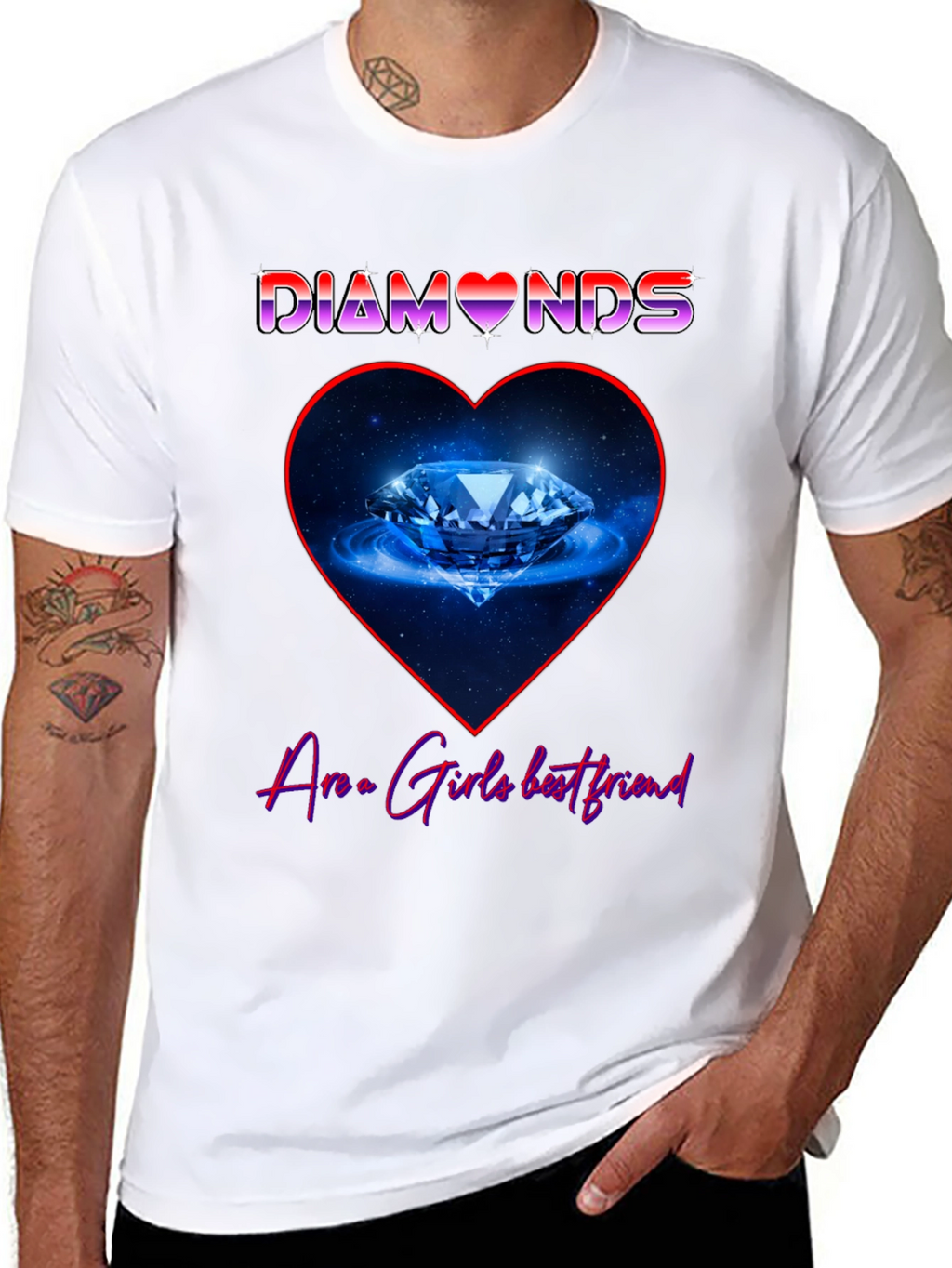 Diamonds Are a Girls Best Friend Graphic Tee