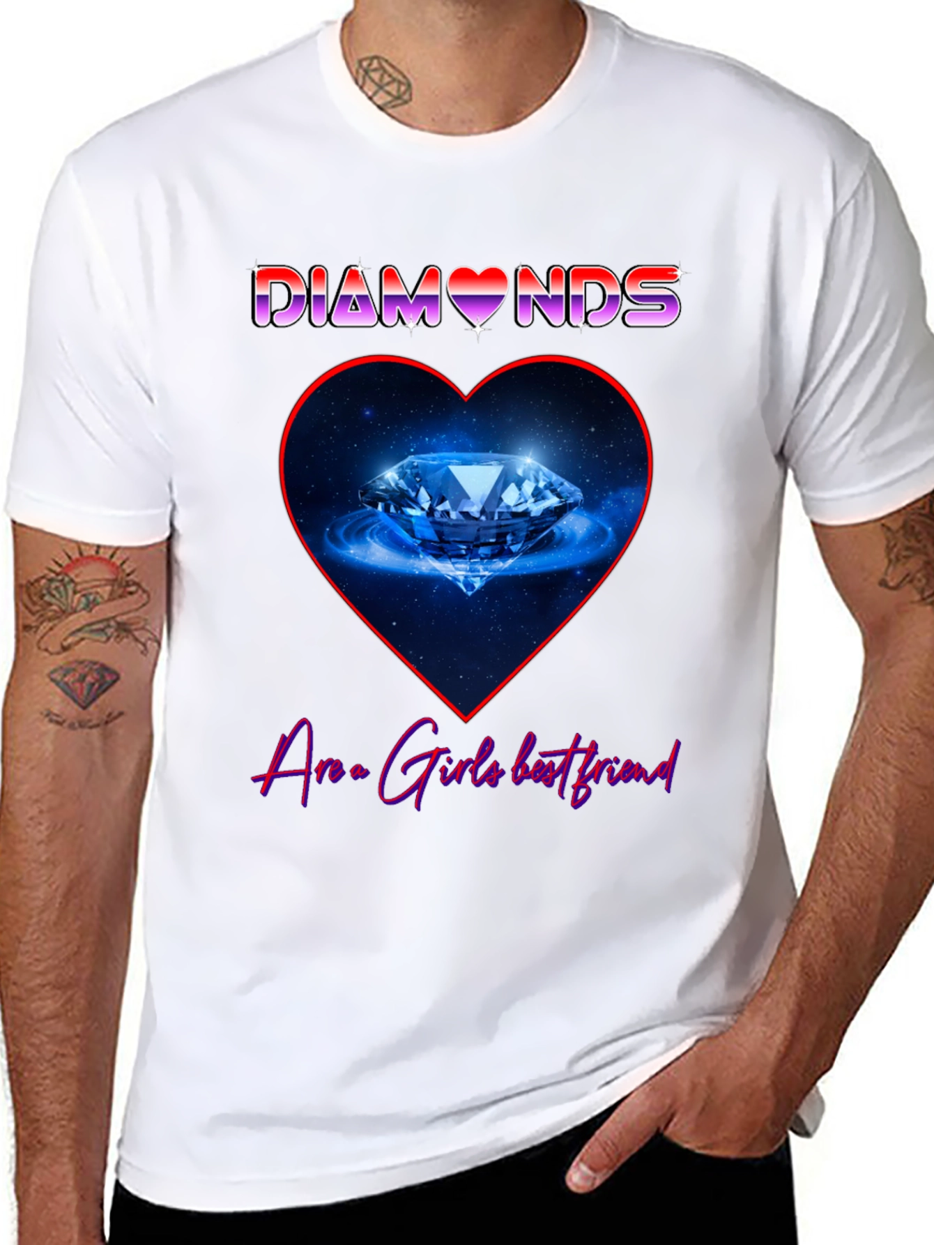 Diamonds Are a Girls Best Friend Graphic Tee