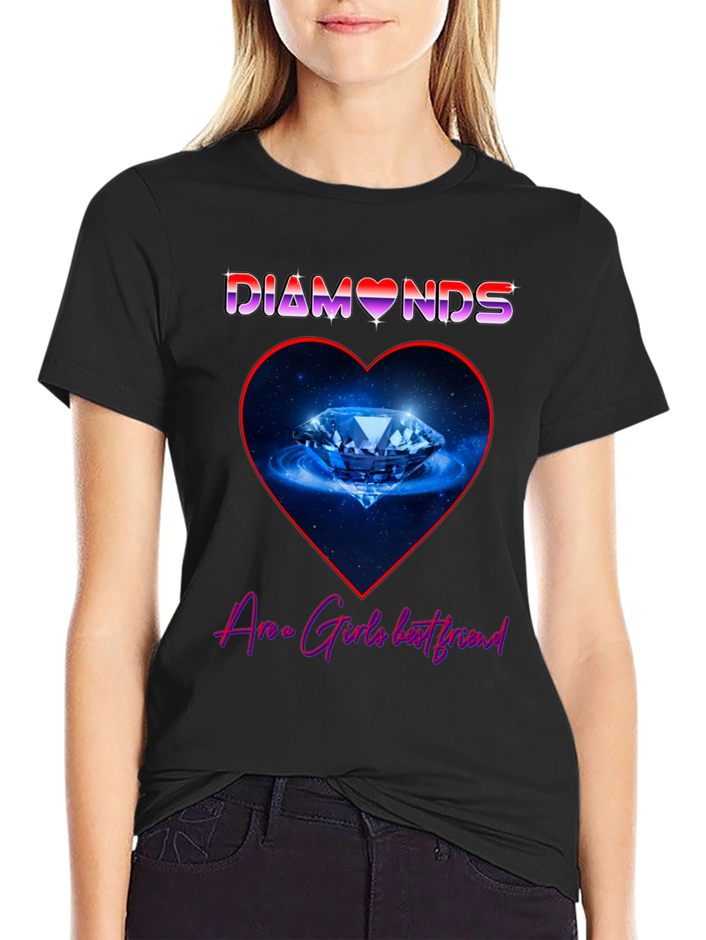 Diamonds Are a Girls Best Friend Graphic Tee