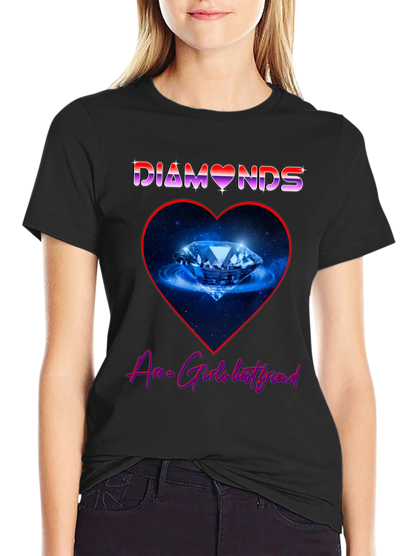 Diamonds Are a Girls Best Friend Graphic Tee