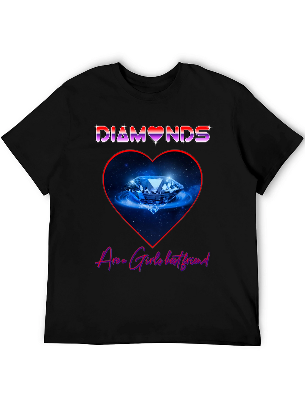 Diamonds Are a Girls Best Friend Graphic Tee