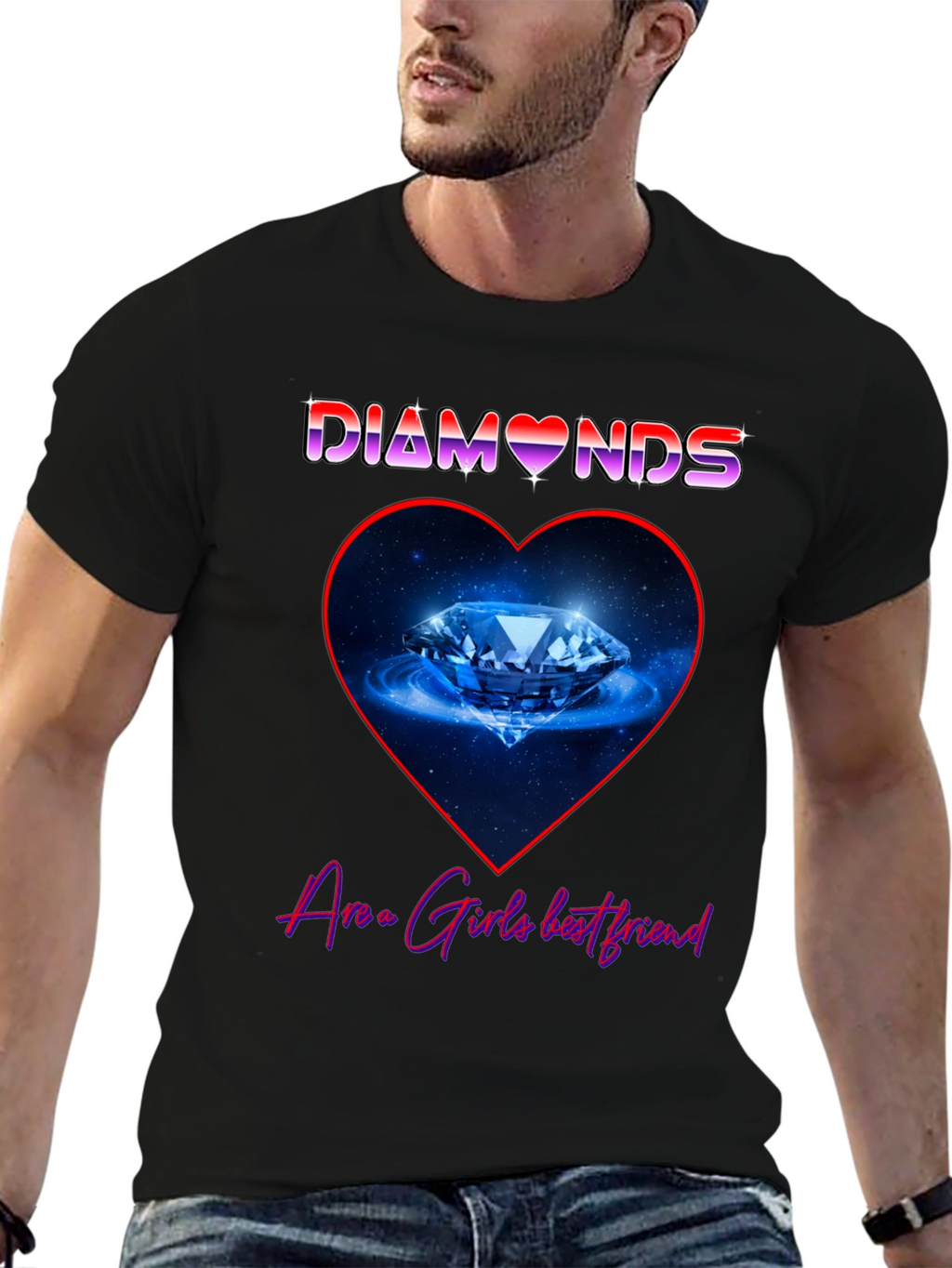 Diamonds Are a Girls Best Friend Graphic Tee