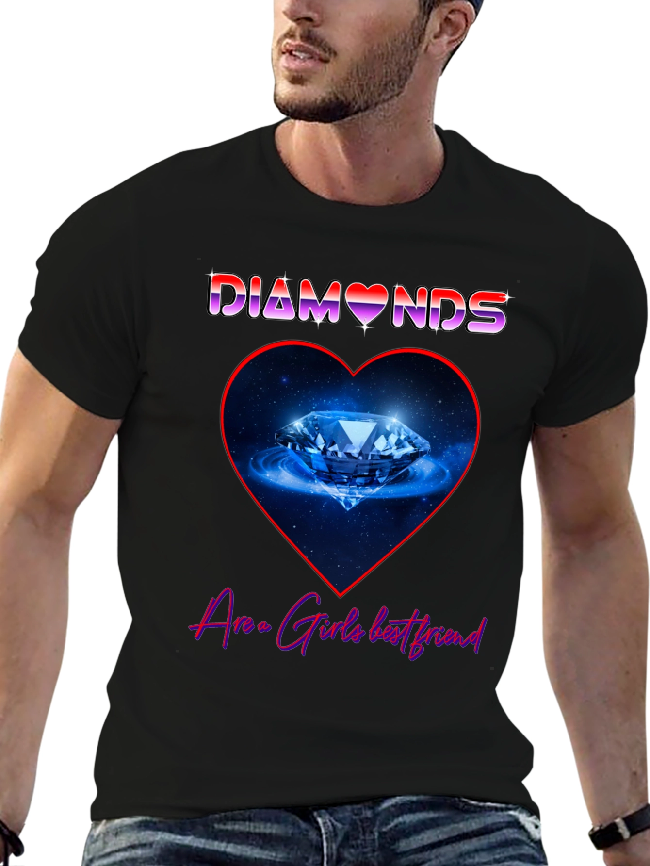 Diamonds Are a Girls Best Friend Graphic Tee