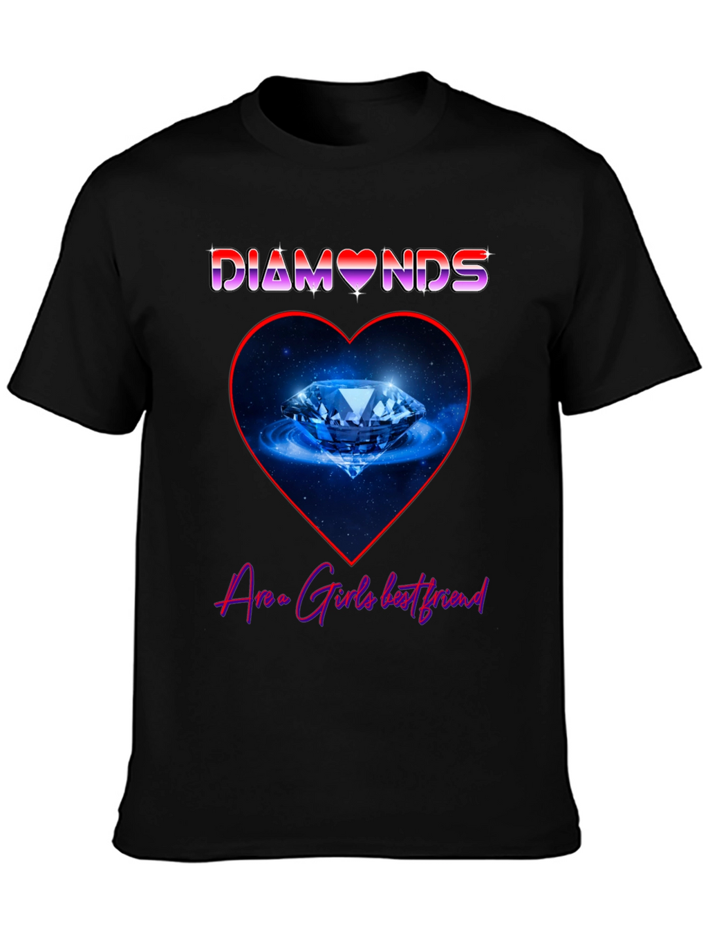 Diamonds Are a Girls Best Friend Graphic Tee
