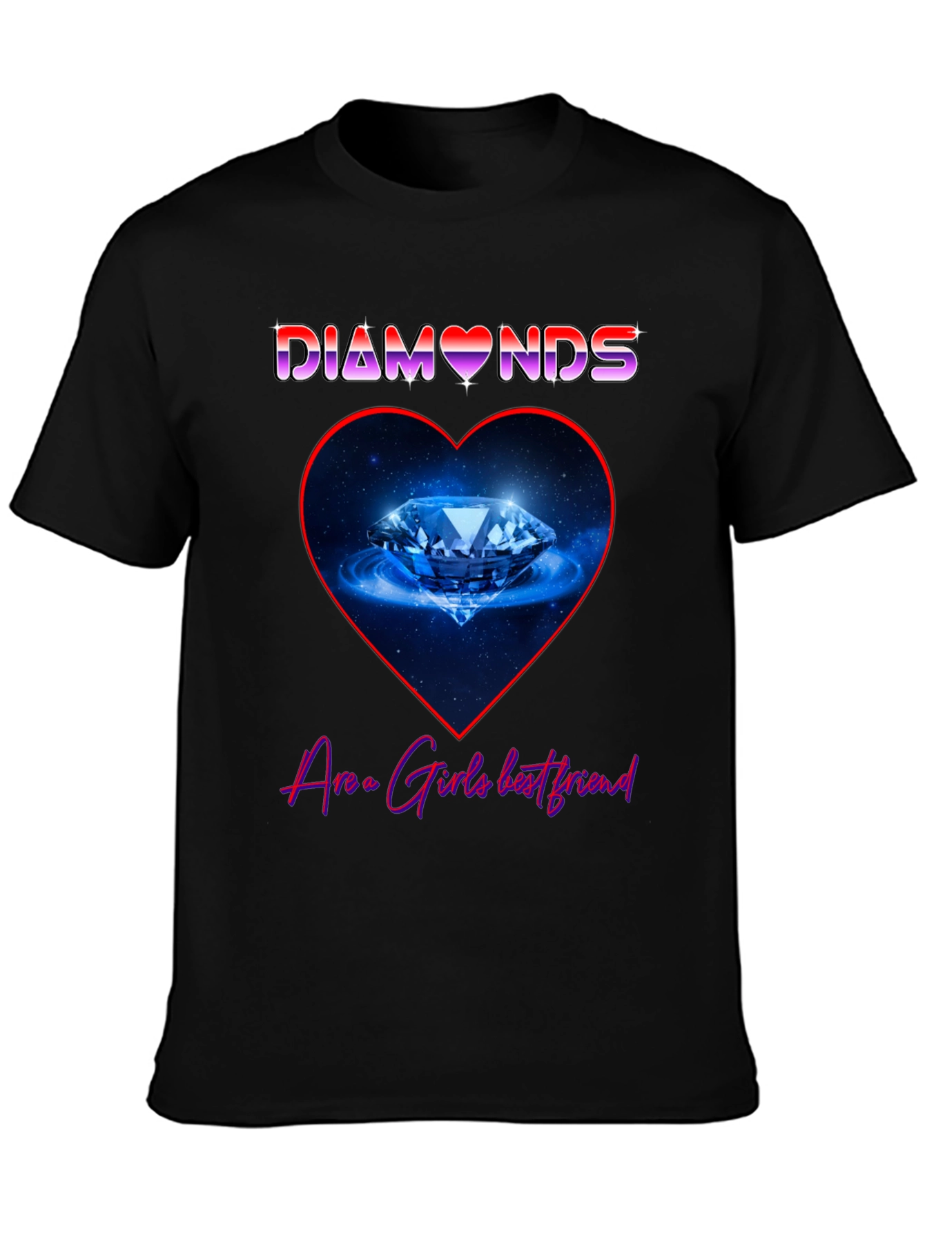 Diamonds Are a Girls Best Friend Graphic Tee