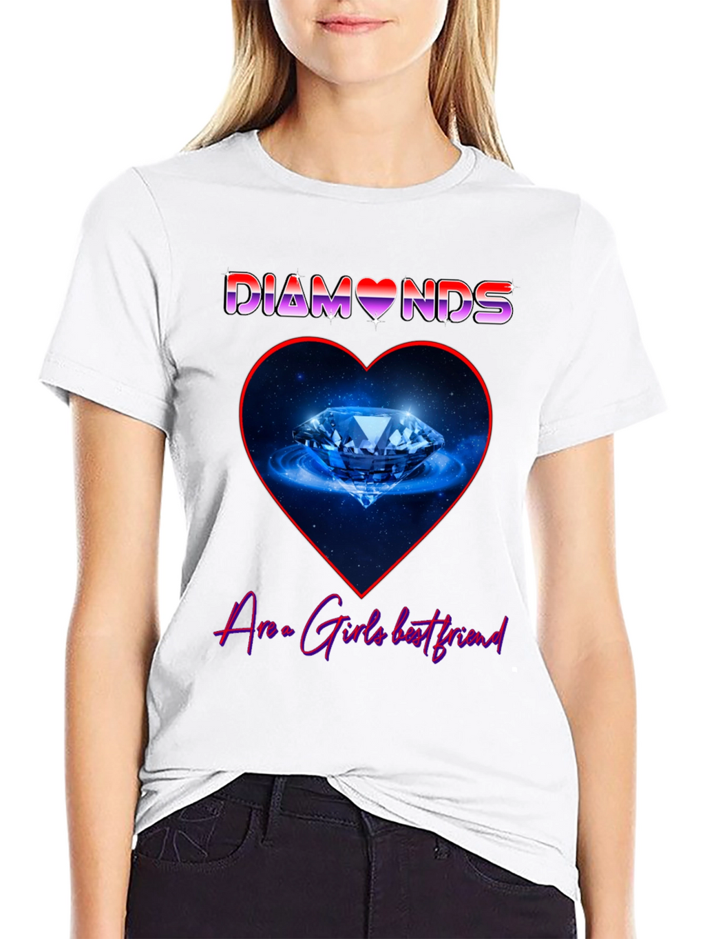 Diamonds Are a Girls Best Friend Graphic Tee