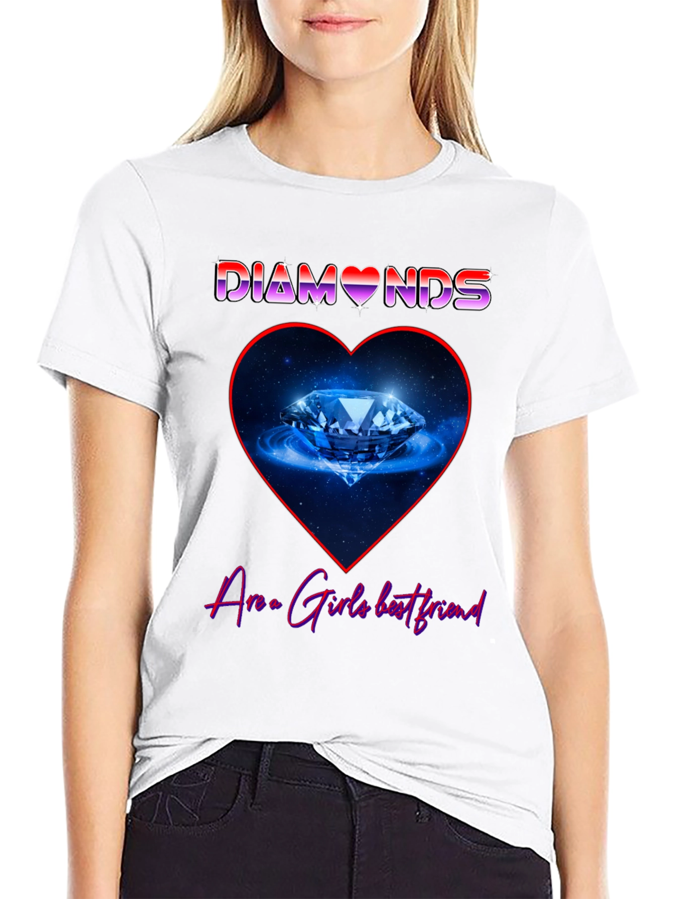 Diamonds Are a Girls Best Friend Graphic Tee
