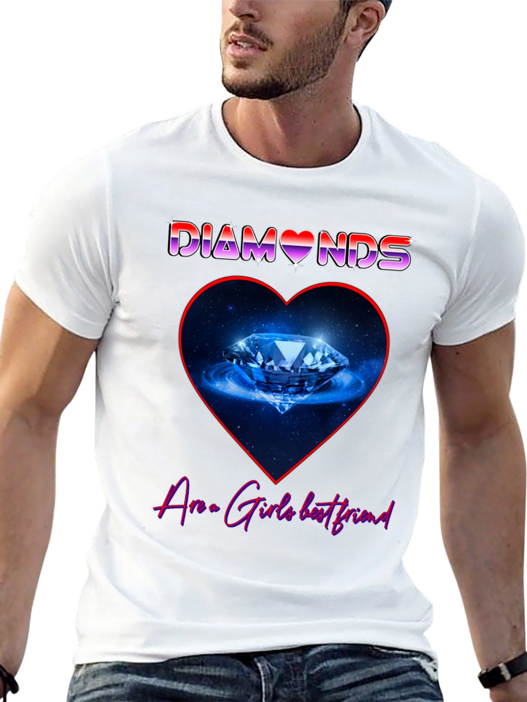 Diamonds Are a Girls Best Friend Graphic Tee