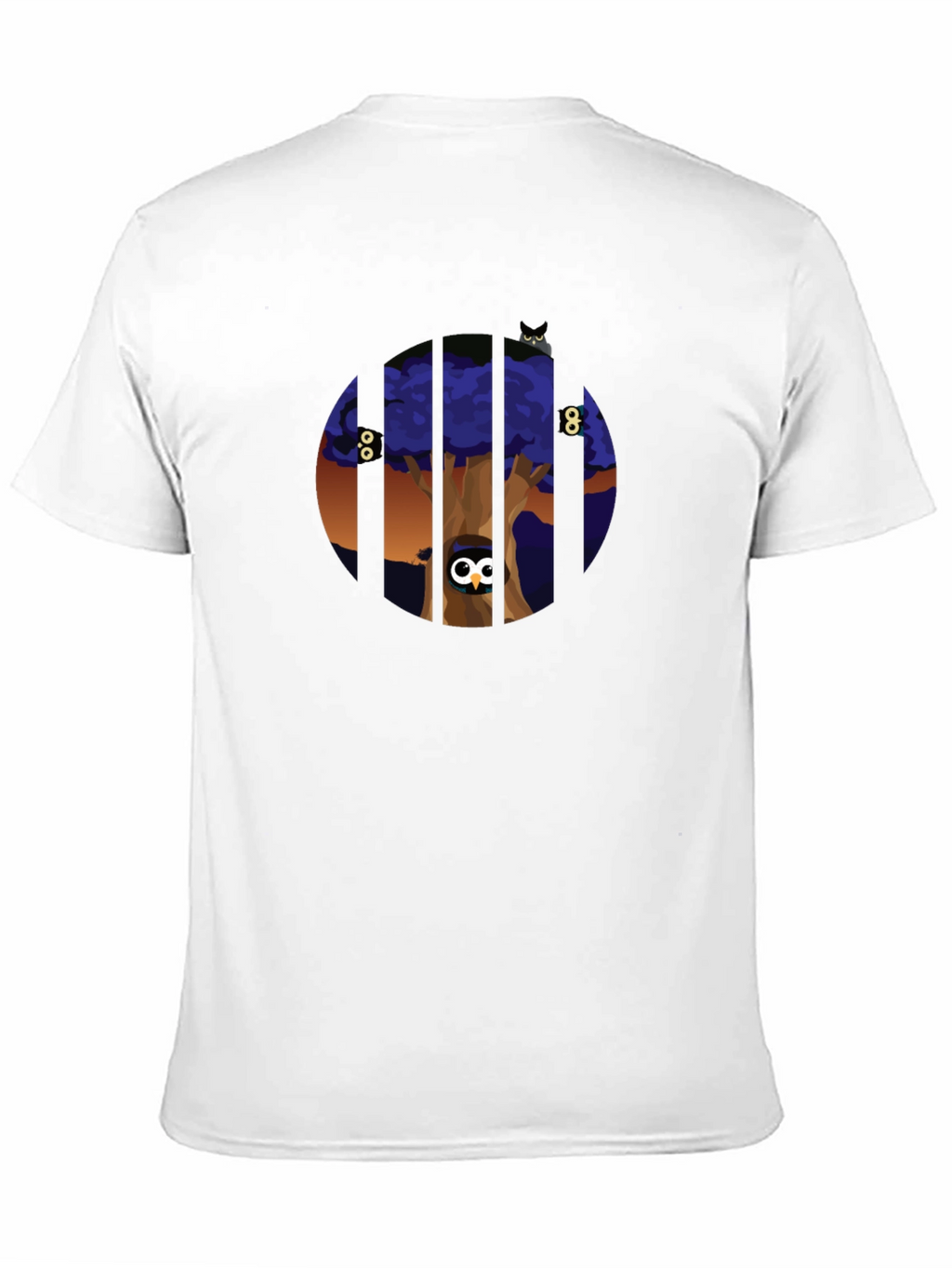 Enigmatic Owl Tree Graphic Tee