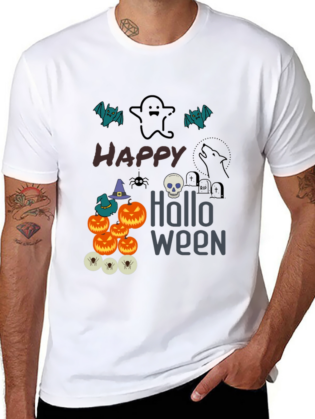 Happy Halloween Graphic T-Shirt