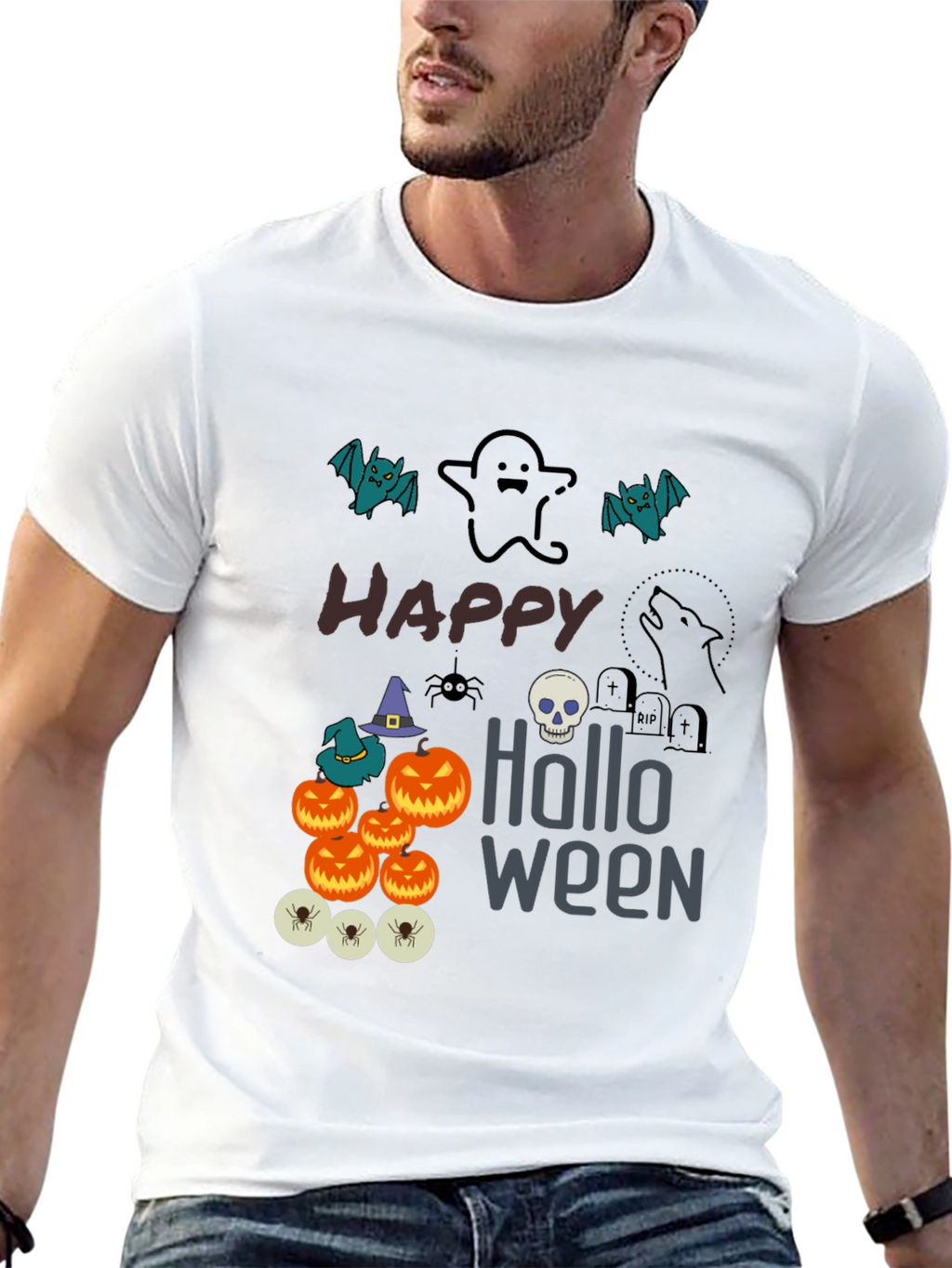 Happy Halloween Graphic T-Shirt