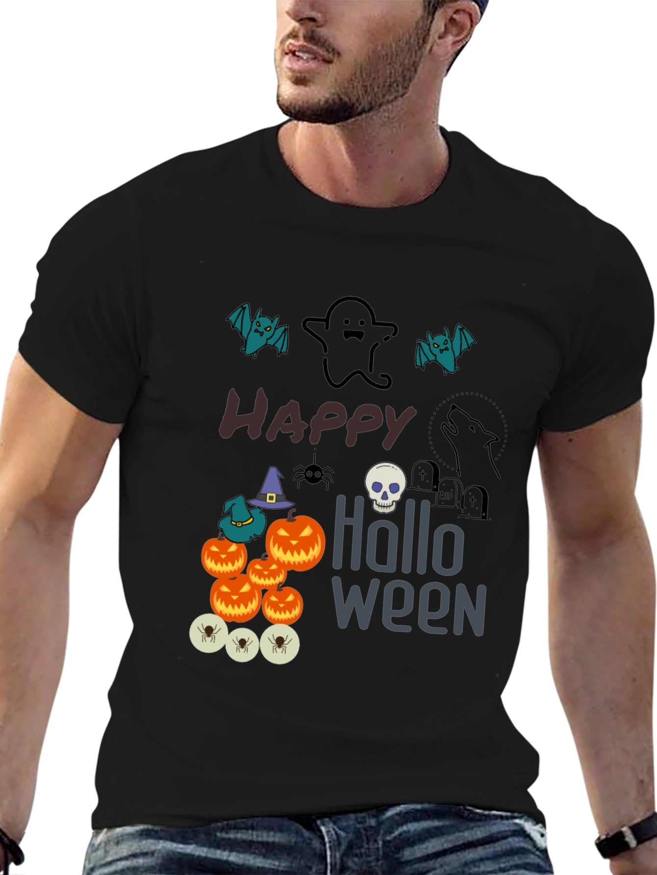 Happy Halloween Graphic T-Shirt