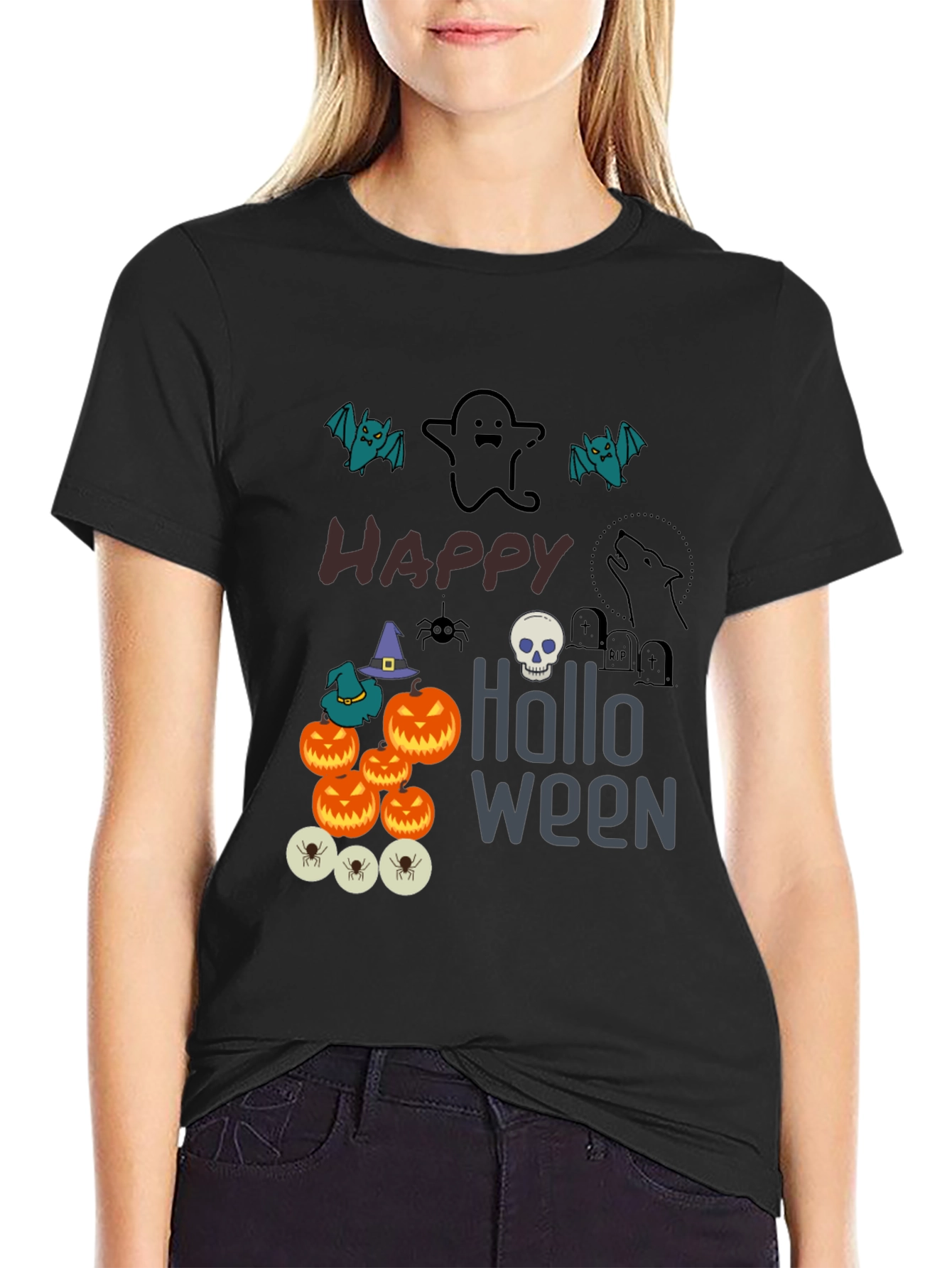 Happy Halloween Graphic T-Shirt