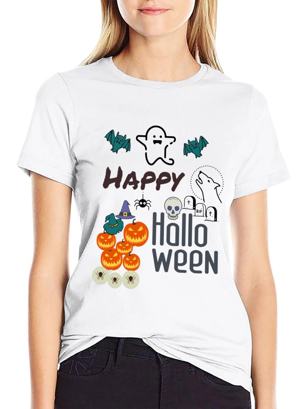 Happy Halloween Graphic T-Shirt