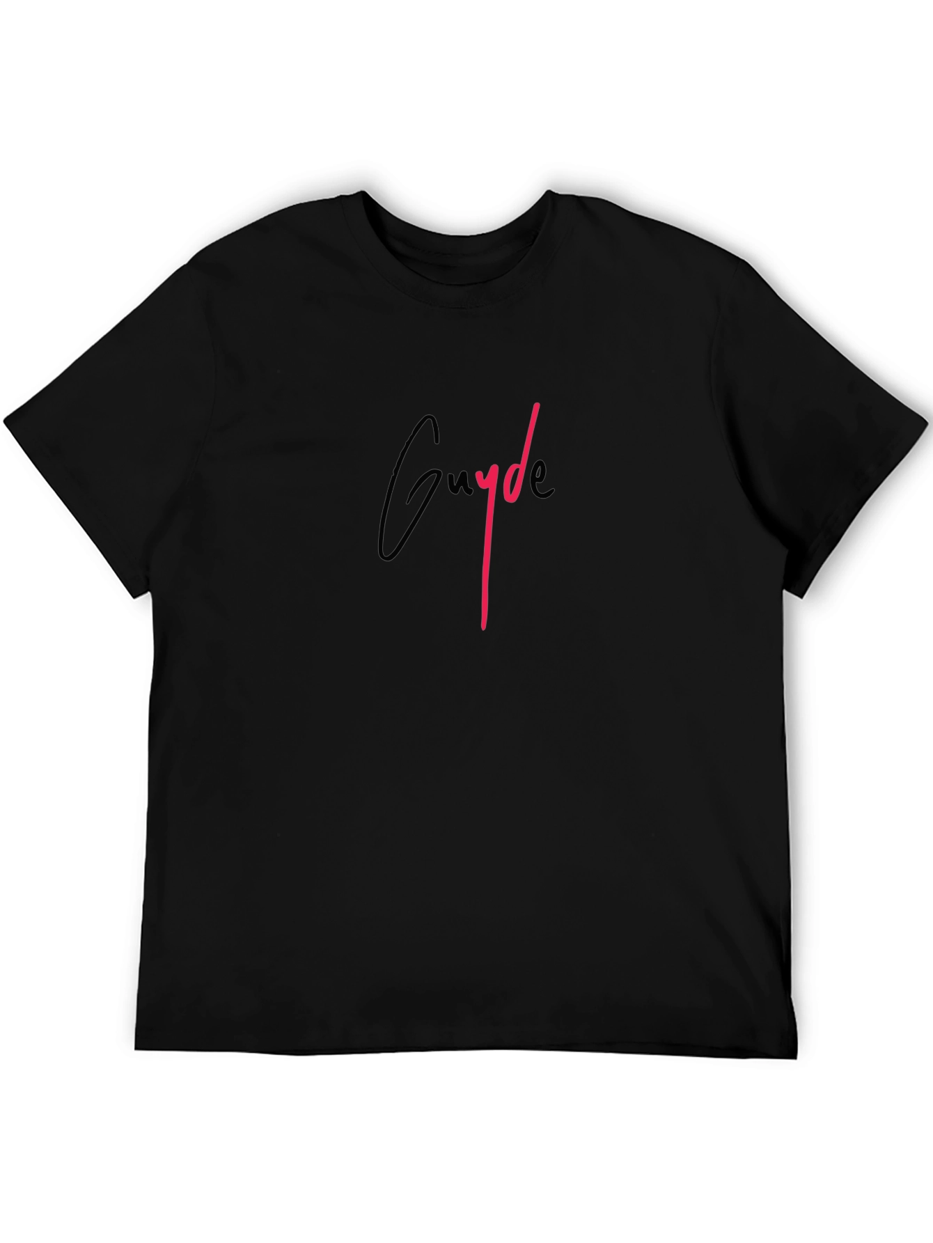 Guyde Black Tee - Casual Fashion