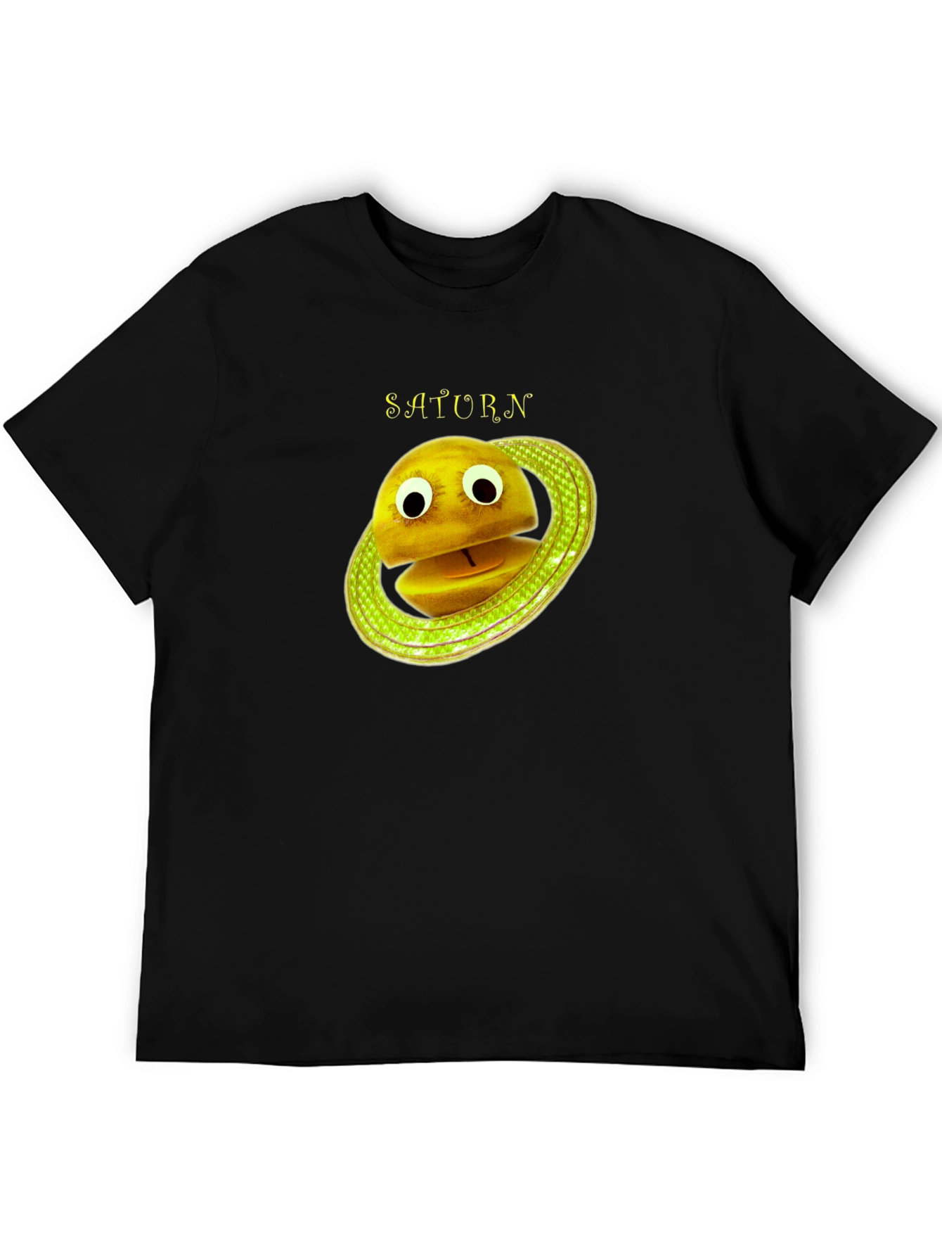Saturn Cartoon Planet T-Shirt