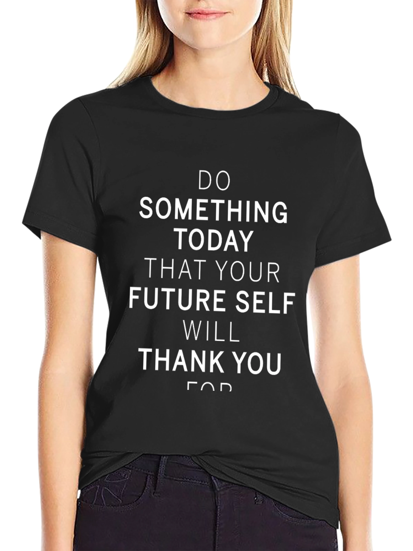 Motivational T-Shirt: Do Something Today